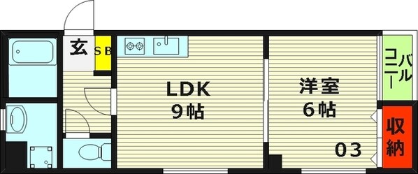 ルミエール鴫野の物件間取画像